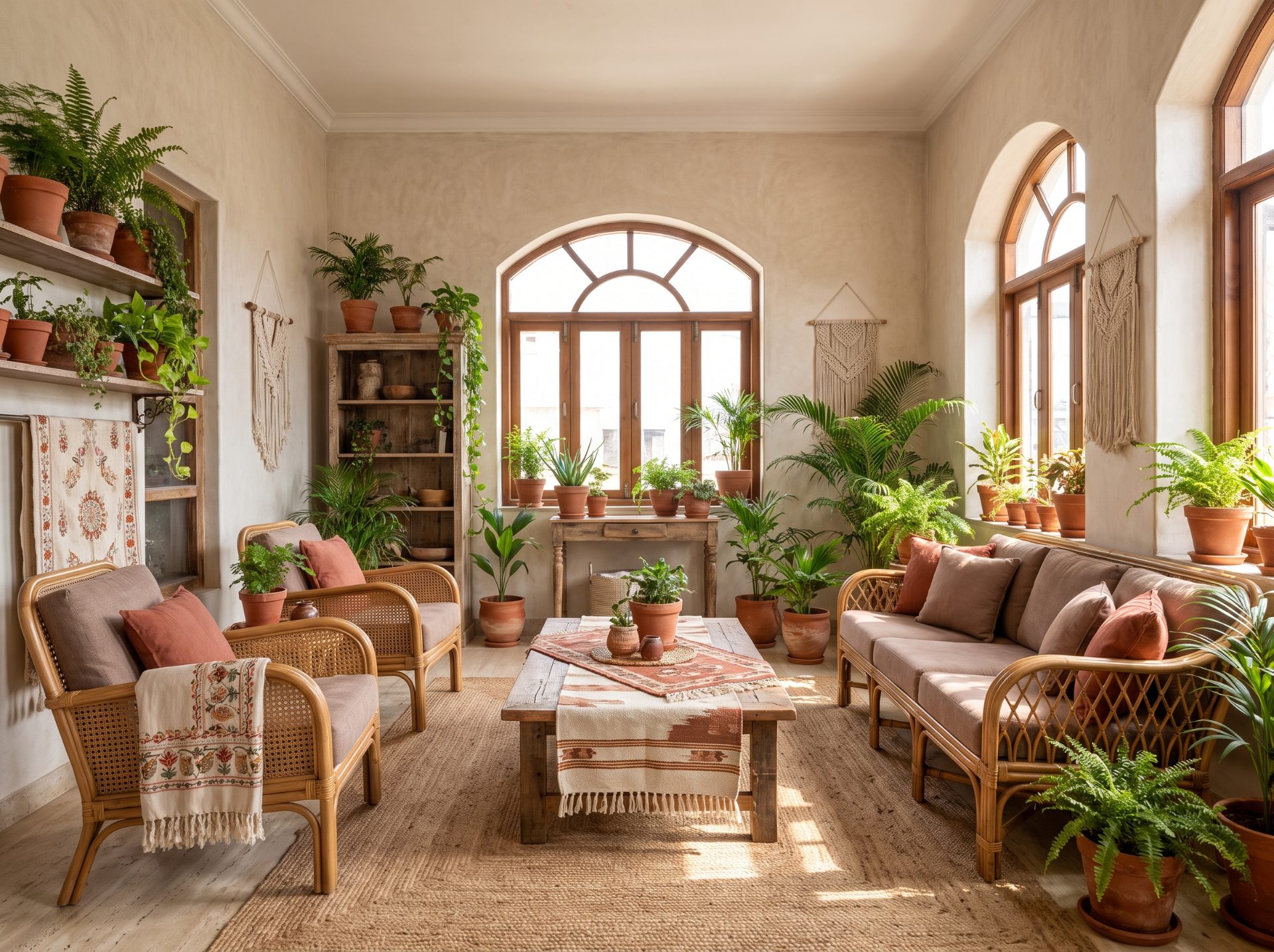 Bohemian theme design concept